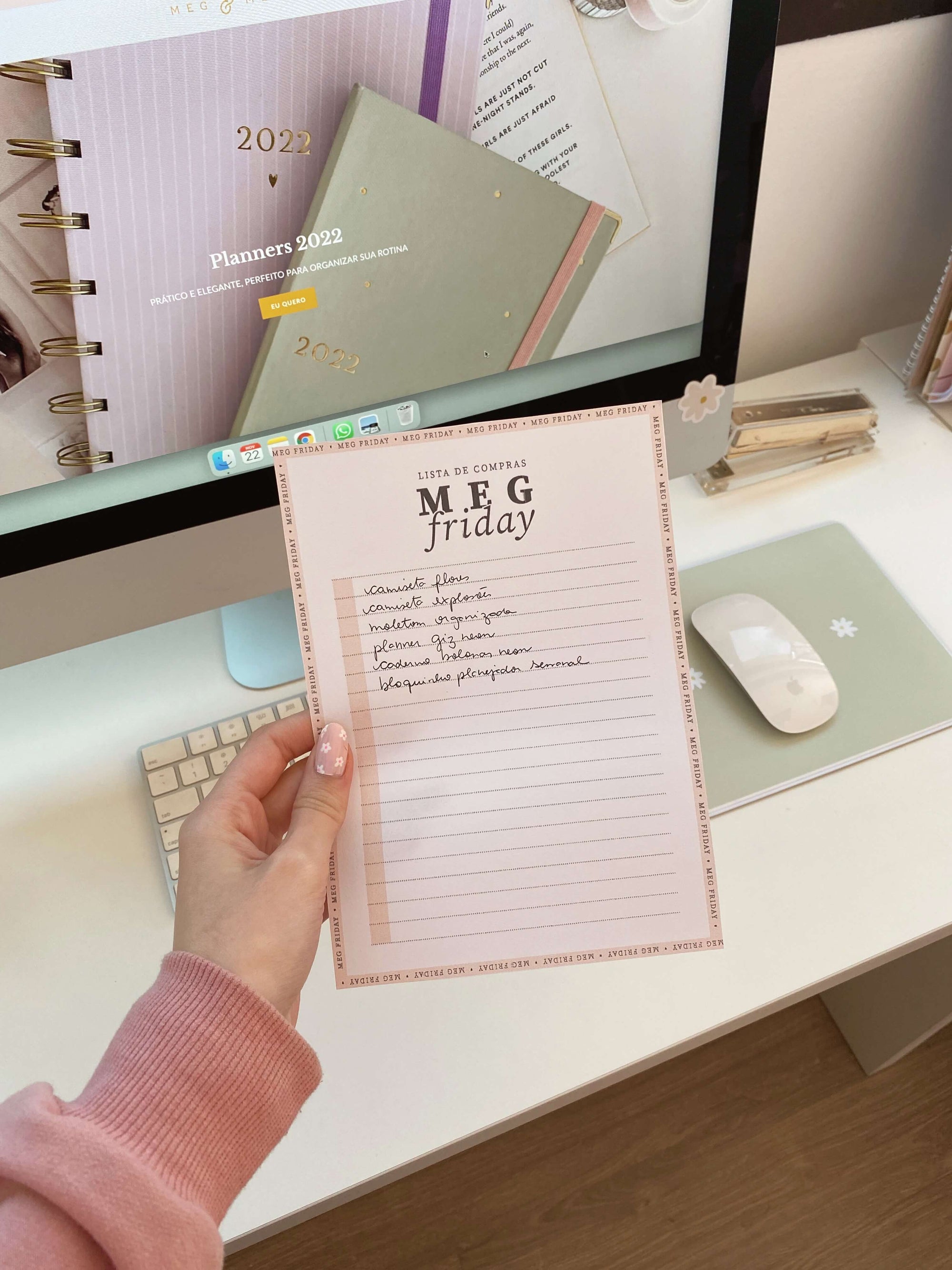 Para baixar: Lista de Compras para a Meg Friday