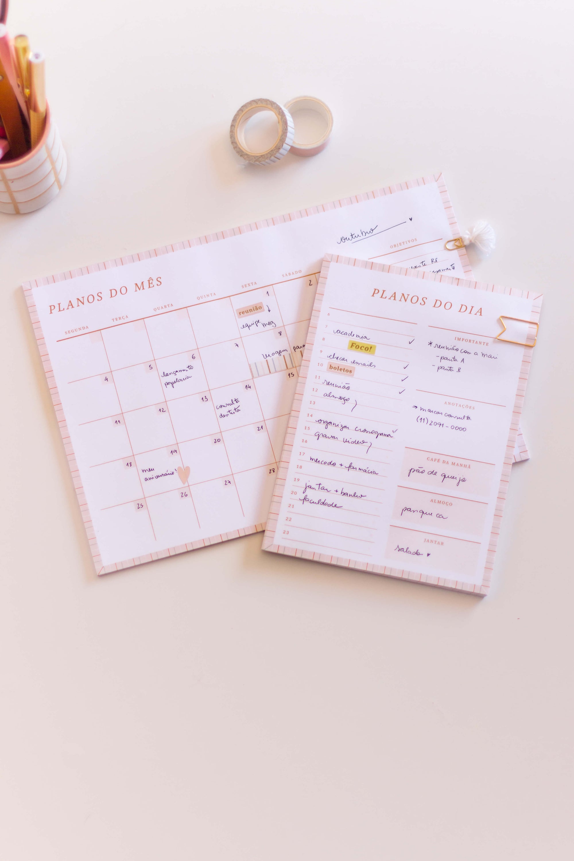 Bloquinhos Planejadores e Sticky Notes Sucesso: nossas novidades fofas de papelaria